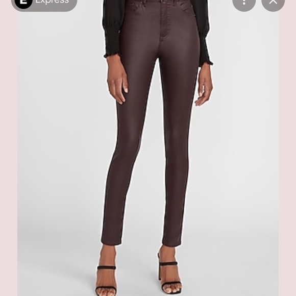 Express Coated Skinny Jean 10S